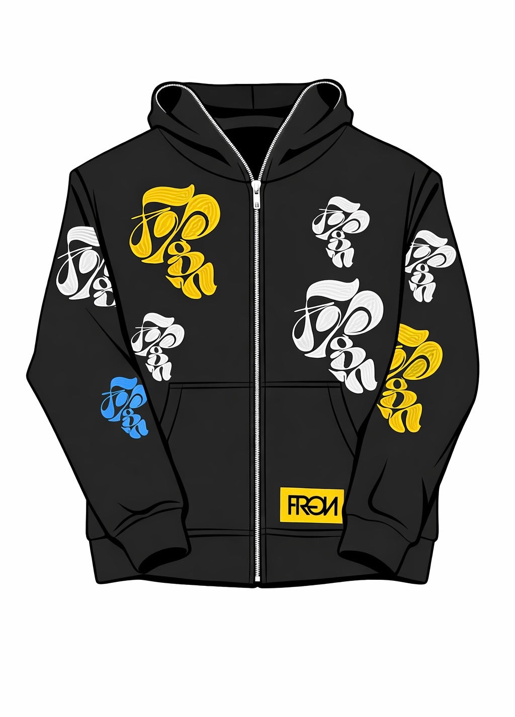 Logo Zip Up Hoodie