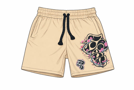 Chinese Blossom Shorts